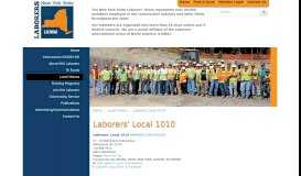 
							         Laborers' Local 1010 - NYS Laborers Union								  
							    