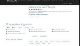 
							         Laborworkx login Results For Websites Listing - SiteLinks.Info								  
							    
