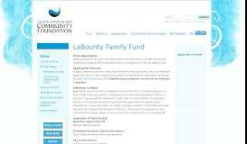 
							         LaBounty Family Fund - Duluth Superior Area Community Foundation								  
							    