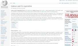 
							         Labour and Co-operative - Wikipedia								  
							    
