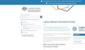 
							         Labour Market Information Portal | Department of Jobs and Small ...								  
							    