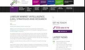 
							         Labour Market Intelligence - D2N2 LEP								  
							    