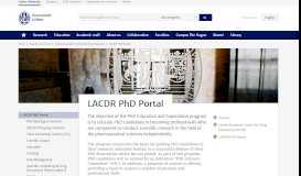 
							         LACDR PhD Portal - Leiden University - Universiteit Leiden								  
							    