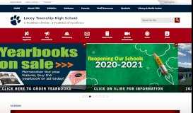 
							         Lacey Township High School / Homepage								  
							    