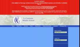 
							         LaContenta Middle School - Morongo Unified School District								  
							    