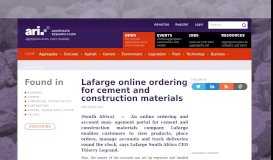 
							         Lafarge online ordering for cement and construction materials ...								  
							    