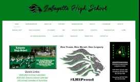 
							         Lafayette High School - Google Sites								  
							    