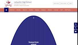 
							         Lafayette High School / Homepage								  
							    