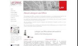 
							         Laforgue Law Office: Home								  
							    
