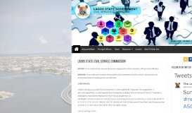 
							         Lagos State Civil Service Commission								  
							    