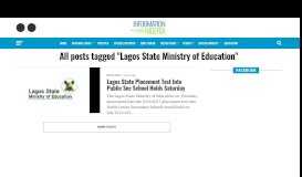 
							         Lagos State Ministry of Education Archives - INFORMATION NIGERIA								  
							    