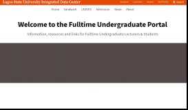 
							         Lagos State University Integrated Data Center: Fulltime Undergraduate								  
							    