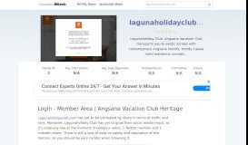 
							         Lagunaholidayclub.com website. Login - Member Area ...								  
							    