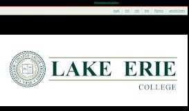 
							         Lake Erie College								  
							    