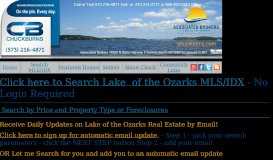 
							         Lake Homes for Sale at Lake of the Ozarks								  
							    
