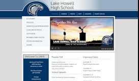 
							         Lake Howell High School								  
							    