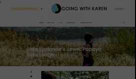 
							         Lake Lyatonde's Jewel: Papaya Lake Lodge – Going With Karen								  
							    