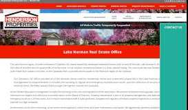 
							         Lake Norman / Davidson Real Estate Office | Henderson Properties								  
							    