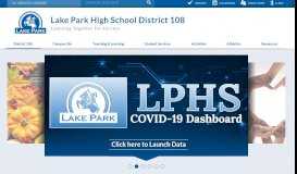 
							         Lake Park Community High School District 108 / Homepage								  
							    