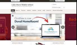 
							         Lake Shore Middle School / Homepage - Duval County Public Schools								  
							    