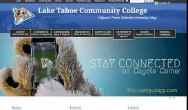 
							         Lake Tahoe Community College								  
							    