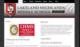 
							         Lakeland Highlands Middle School								  
							    