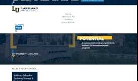 
							         Lakeland University in Wisconsin | Choose from traditional and online ...								  
							    