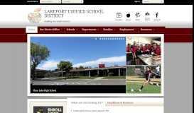 
							         Lakeport Unified School District								  
							    
