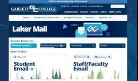 
							         Laker Mail - Garrett College								  
							    