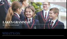 
							         Lakes Grammar | An independent private school on the Central Coast ...								  
							    