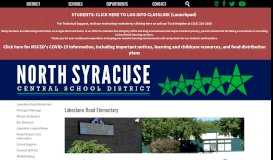 
							         Lakeshore Road Elementary | North Syracuse Central School District								  
							    
