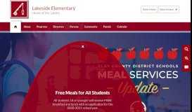 
							         Lakeside Elementary / Homepage - Clay County Schools								  
							    