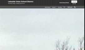 
							         Lakeside Union School District / Homepage								  
							    