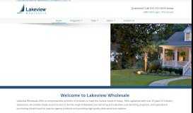
							         Lakeview Loan Servicing, LLC. Wholesale Loan Program								  
							    