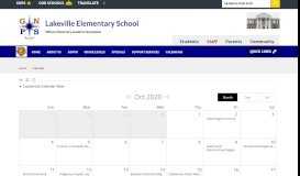 
							         Lakeville Elementary School / Calendar - Great Neck Public Schools								  
							    