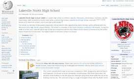 
							         Lakeville North High School - Wikipedia								  
							    