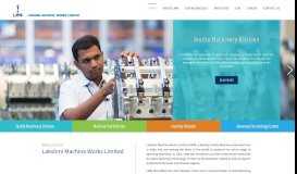 
							         Lakshmi Machine Works Limited								  
							    