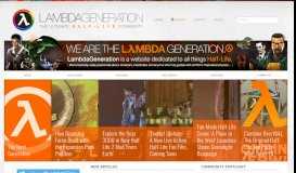 
							         LambdaGeneration - The Ultimate Half-Life Community: Half-Life ...								  
							    