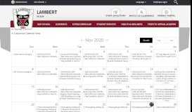 
							         Lambert High / Calendar - Forsyth County Schools								  
							    