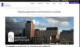 
							         Lambeth Architects & Planning Applications | Extension Architecture								  
							    