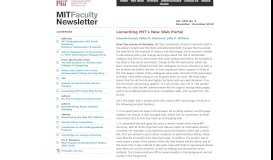 
							         Lamenting MIT's New Web Portal								  
							    