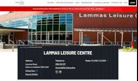 
							         Lammas Leisure Centre | Gym, Swimming Pool, Ice Rink | Everyone ...								  
							    