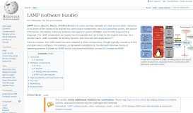 
							         LAMP (software bundle) - Wikipedia								  
							    