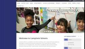 
							         Lamphere Schools: Home								  
							    