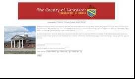
							         Lancaster County Circuit Court Juror Portal								  
							    