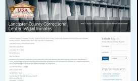 
							         Lancaster County, PA Jail Roster | Name Search - Public Records								  
							    