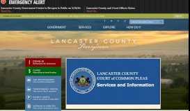 
							         Lancaster County, PA - Official Website | Official Website								  
							    