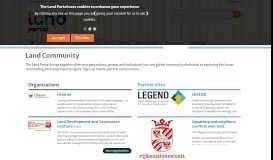 
							         Land Portal Community | Land Portal | Securing Land Rights Through ...								  
							    