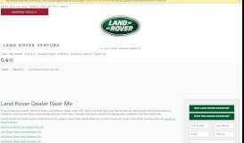 
							         Land Rover Dealer near Me | Land Rover Ventura								  
							    