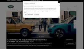 
							         Land Rover Homepage								  
							    